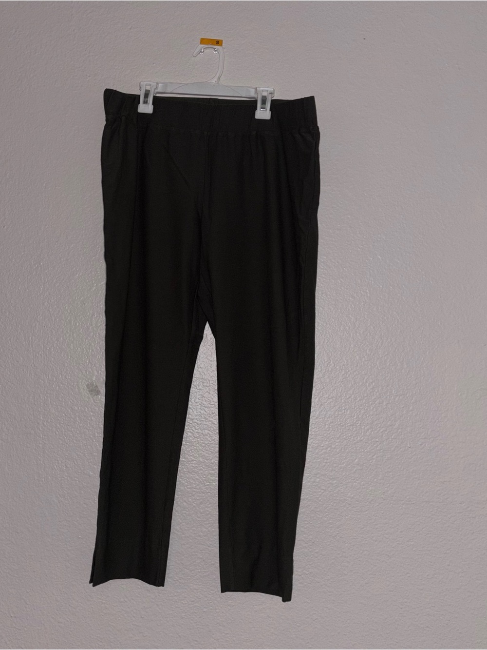 Eileen Fisher Washable Stretch Crepe Slim Pants Comfy Size Large
